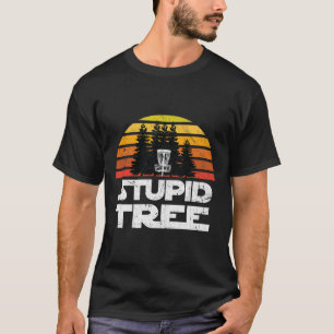 Camisas de Golfe de Disco Para Homens Árvore Idiot