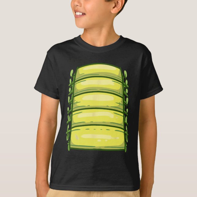 Camisas de Halloween Crianças Alligador frontal Be (Frente)