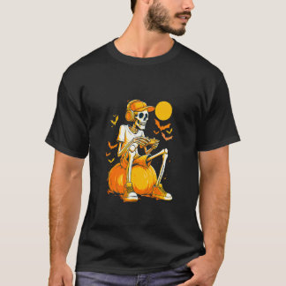 Camisas de Halloween Esqueleto Gamer Vídeo Jogos M