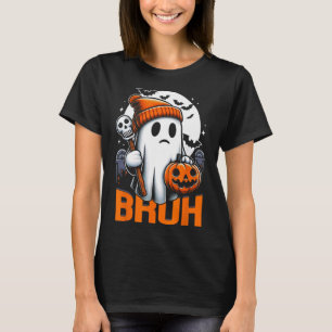 Camisas De Halloween Para Homens Bruh Ghost Ha
