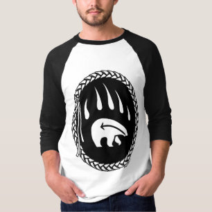 Camisas de Homens com Urso Tribal Arte Jersey