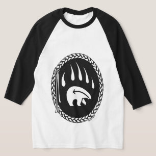 Camisas de Homens com Urso Tribal Arte Jersey