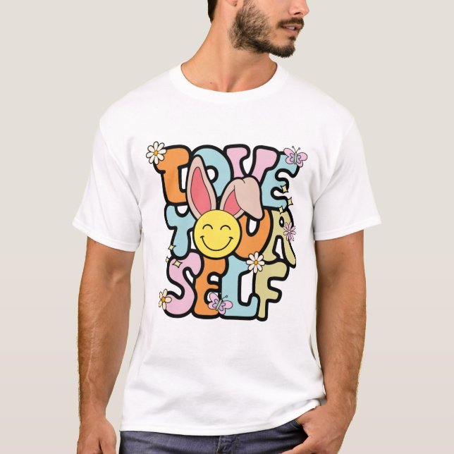 Camisas de inspiração positivas | Ame-se T-Shirt (Frente)