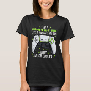 Camisas De Jogos Do Gamer Big Bro, Geek De Jogos D