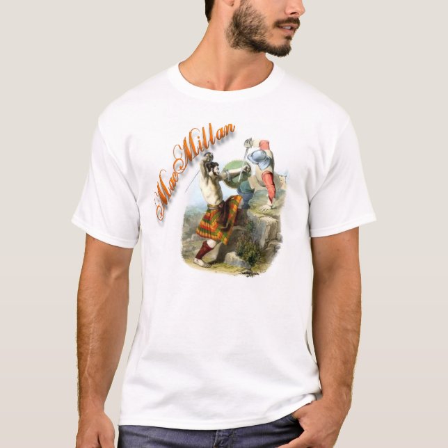 Camisas de Jogos do Terreno Superior Clan MacMilla (Frente)
