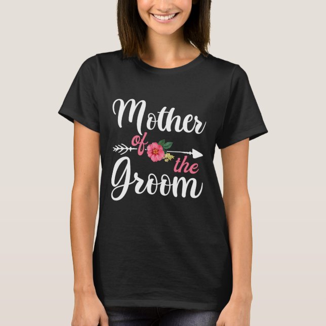 Camisas de Mãe do Noivo para Mulheres para Festa d (Frente)