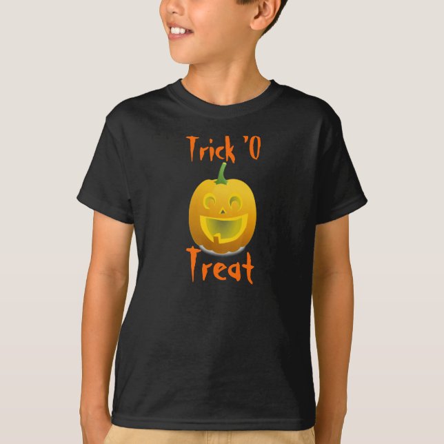 CAMISAS DE MENINOS - DESIGNS DE MEIO - JACK O LANT (Frente)