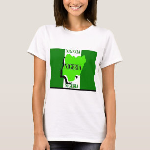 Camisas de mulheres da bandeira nigeriana