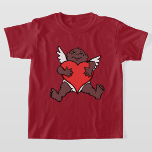 Camisas de Namorados das crianças Camisas da Cupid