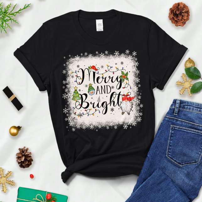 Camisas de Natal, Chá de Natal, Feliz e Brilho (Criador carregado)