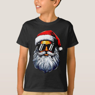 Camisas de Natal com Rosto de Papai Noel para Home