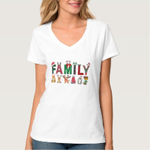 Camisas de Natal Combinando para a Família| famíli
