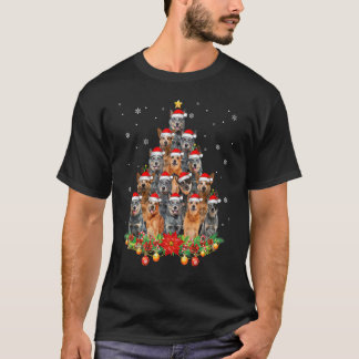 Camisas de Natal de Árvore de Cães de Gado Austral