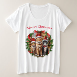Camisas de Natal de gatos