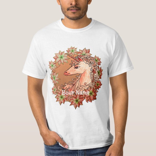 Camisas de Natal do Unicórnio (Frente)