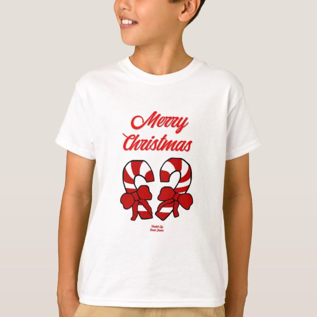 Camisas de Natal Doces Boys White Basic (Frente)