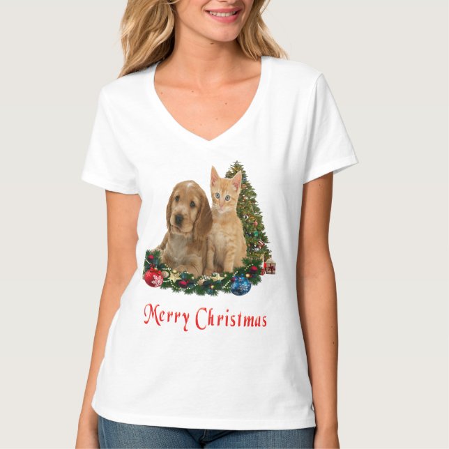 Camisas de Natal para animais (Frente)