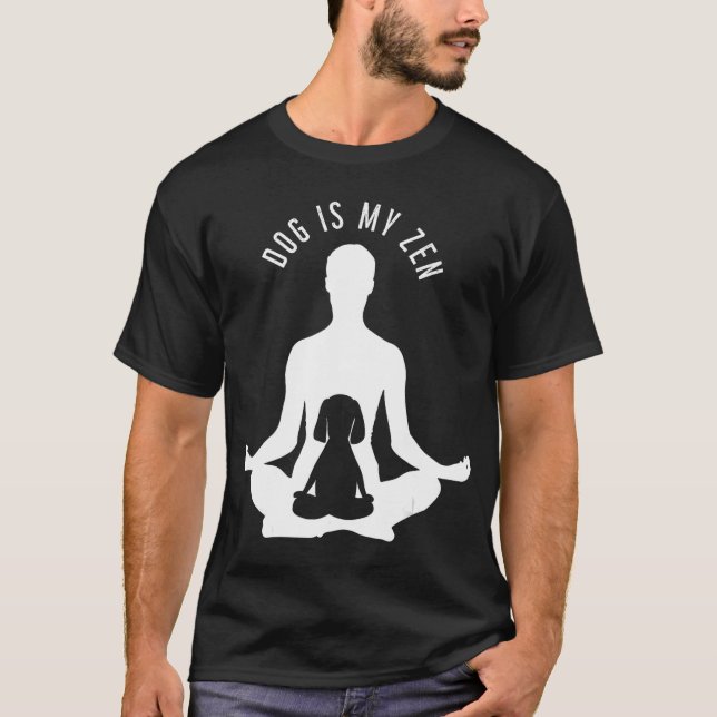 Camisas de Natal para Meninos Cachorro é minha Zen (Frente)