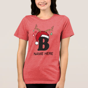 Camisas de Nome de Natal da Família Personalizada
