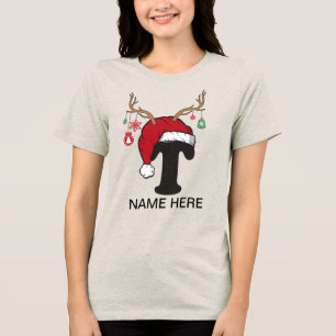Camisas de Nome de Natal da Família Personalizada