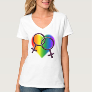 Camisas de orgulho gay Camisas de amor lésbicas fe