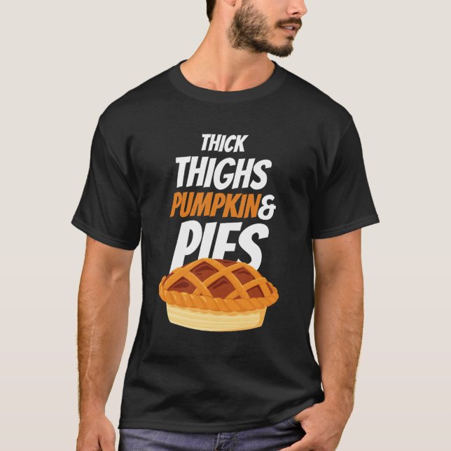 Camisas De Outono De Ação De Graças De Tortas De A (Frente)