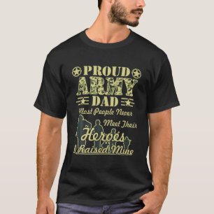 Camisas de Pai do Exército Orgulhoso