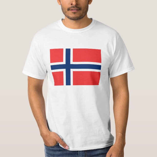 Camisas de pavilhão da Noruega (Frente)
