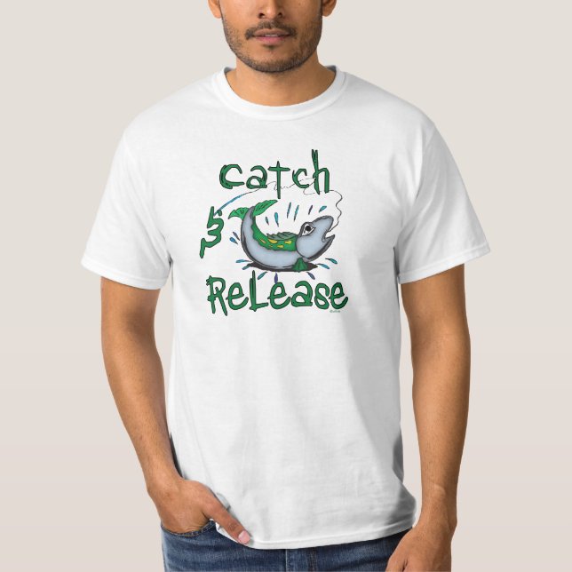 Camisas de pesca de captura e de saída (Frente)