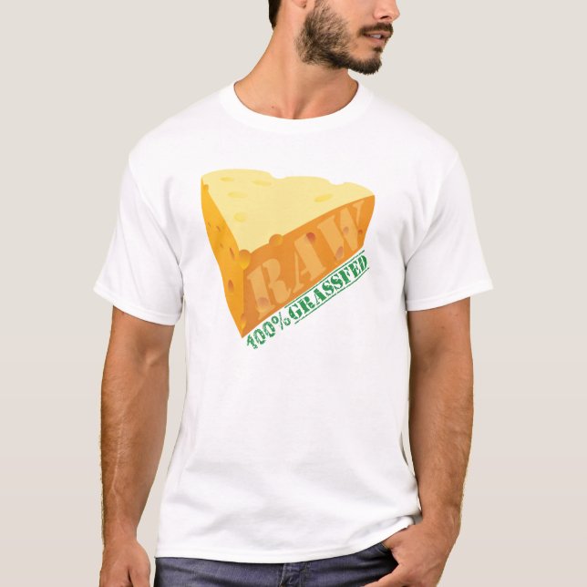 Camisas De Planeta Orgânico De Queijo Bruto (Frente)