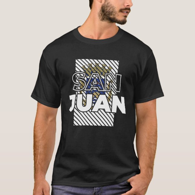 Camisas de Porto Rico Hecho En San Juan presentes (Frente)