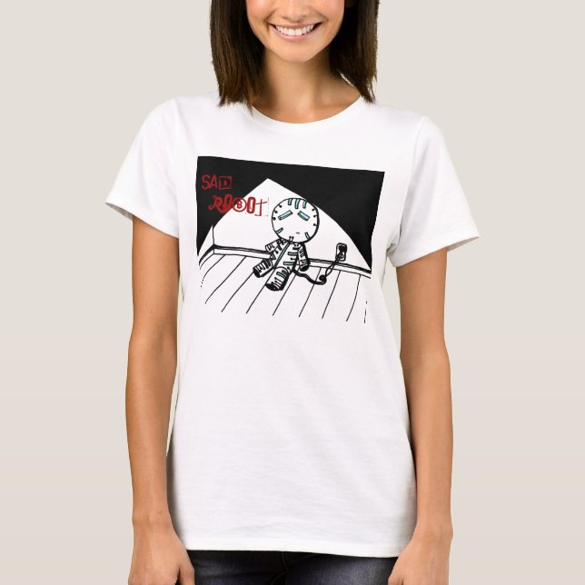 Camisas de robô triste (Frente)