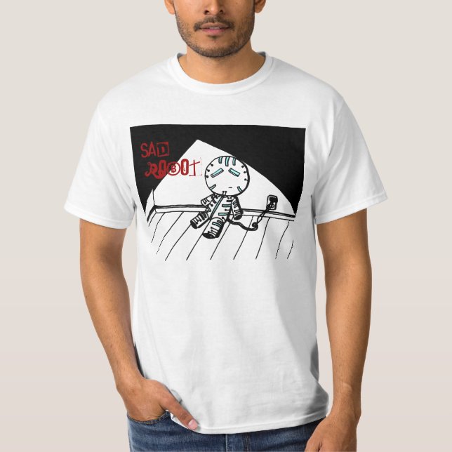 Camisas de robô triste (Frente)
