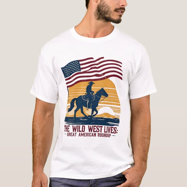 camisas de rodeio, camisas ocidentais para caras,  (Frente)