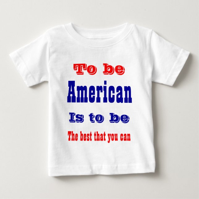 Camisas de slogan americanas (Frente)