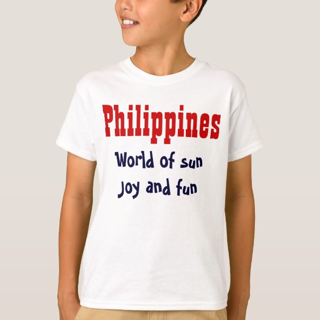 Camisas de slogan nas Filipinas (Frente)
