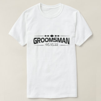 Camisas de solteiro personalizadas RD, Padrinho de