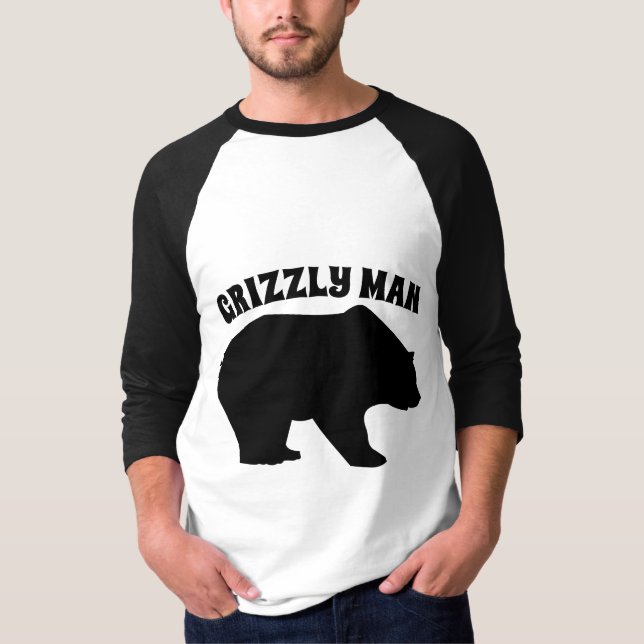 CAMISAS DE T-SHIRTS DE CARNE GRIZZLE (Frente)