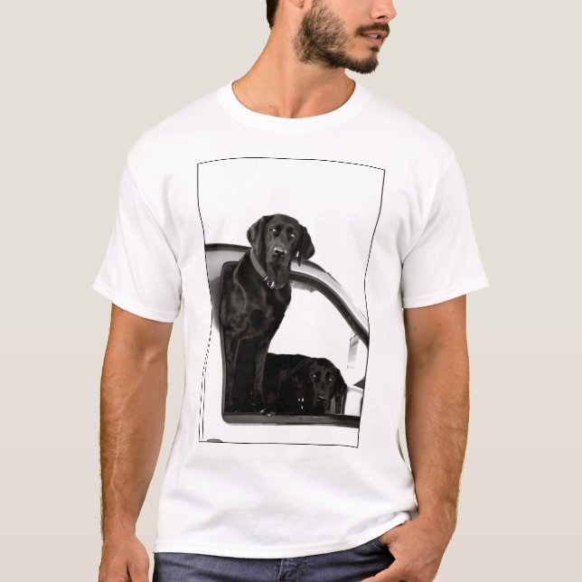 Camisas de T-Shirts dos Black Labs (Frente)