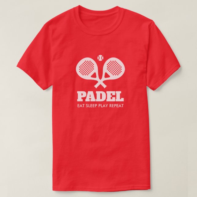 Camisas de tênis de padel personalizadas Comer Rep (Frente do Design)
