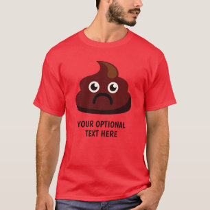Camisas de texto personalizadas e jaquetas do POOP