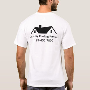 Camisas de trabalho do logotipo do serviço de tel