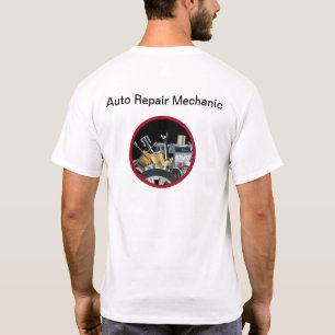 Camisas de trabalho do logotipo mecânico automát