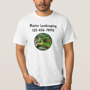 Camisas de Trabalho do Master Landscaping para Fun