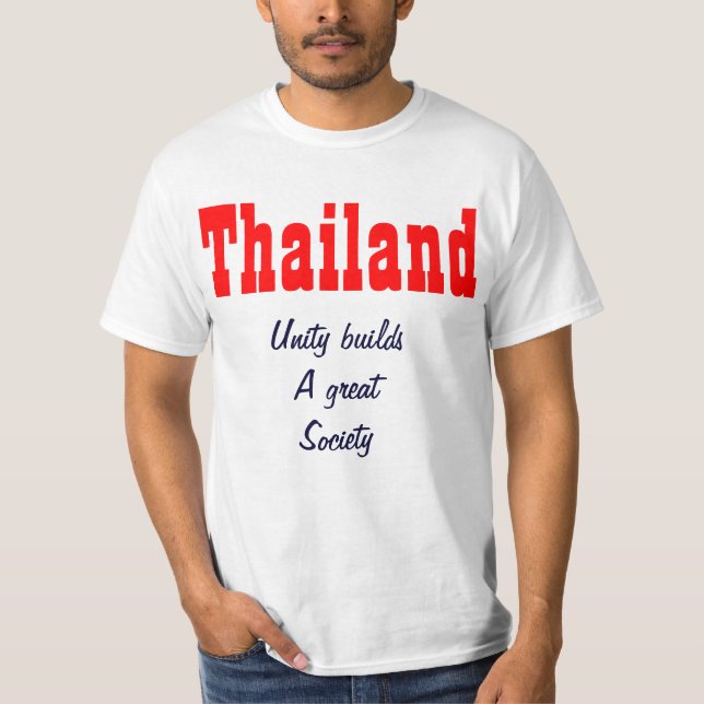 Camisas de unidade da Tailândia (Frente)