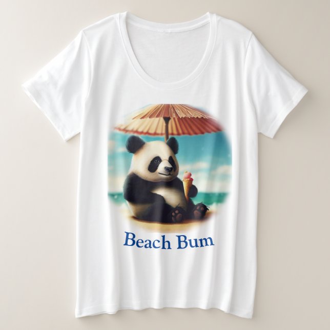 Camisas de urso Panda (Frente do Design)