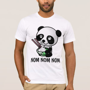 Camisas de Urso Panda Amante de Comida Chinesa