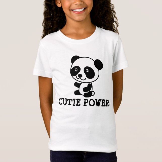 Camisas de Urso Panda Bonito para Crianças (Frente)