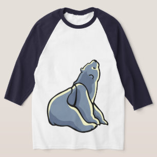 Camisas de Ursos Polares Jersey de Arte de Urso Tr