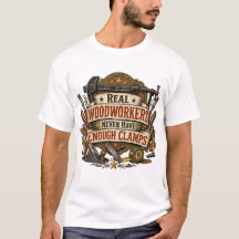 Camisas de verdadeiros marceneiros precisam de mai